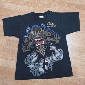 Vintage Beauty And The Beast Wolves Shirt